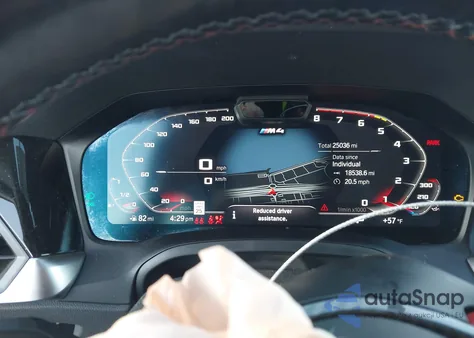 2023 BMW M4 Competition xDrive из США, поврежденный, VIN WBS33BA04PCM53232